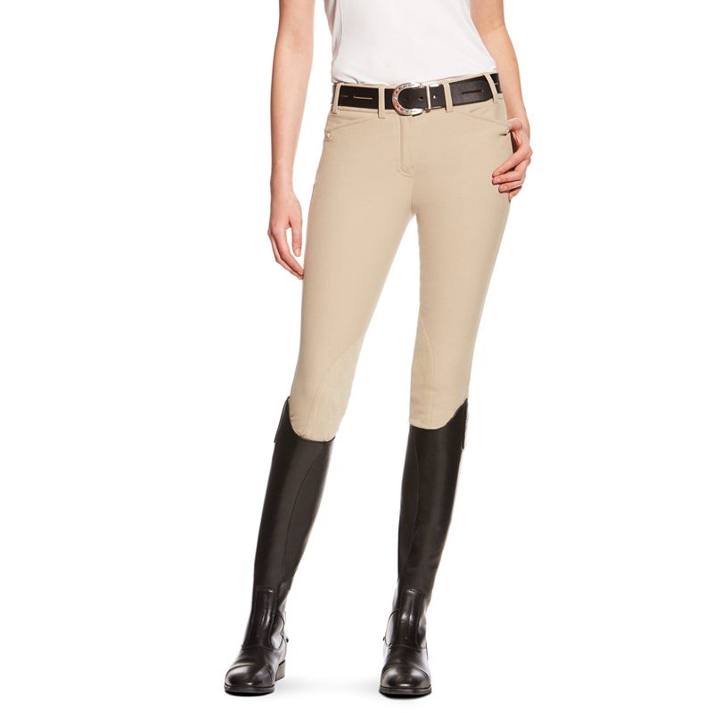 Ariat Heritage Elite Knee Patch Breech Tan Femme | DSQ-04661990