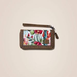 Ariat Clutch Wallet Cactus Floral Multi Femme | QVM-65828541