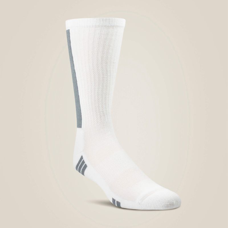 Ariat Venttek? Mid Calf Performance Sock 2 Pair Pack Blanche Femme | MYQ-50979440