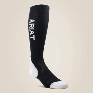 Ariat Tek Performance Socks Noir Femme | AYX-98258036