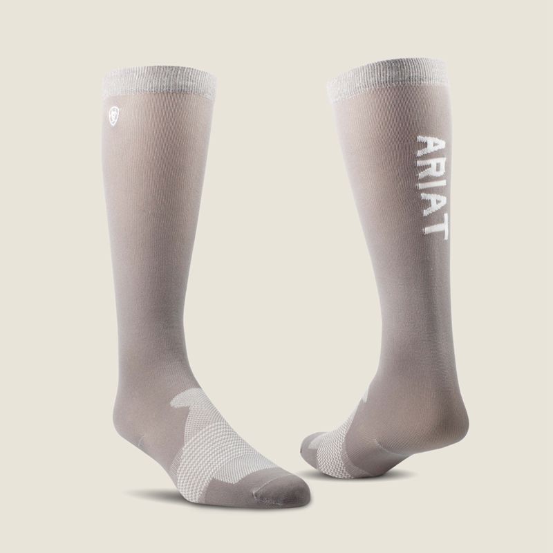 Ariat Tek Essential Performance Socks Zinc Femme | EFC-40762491