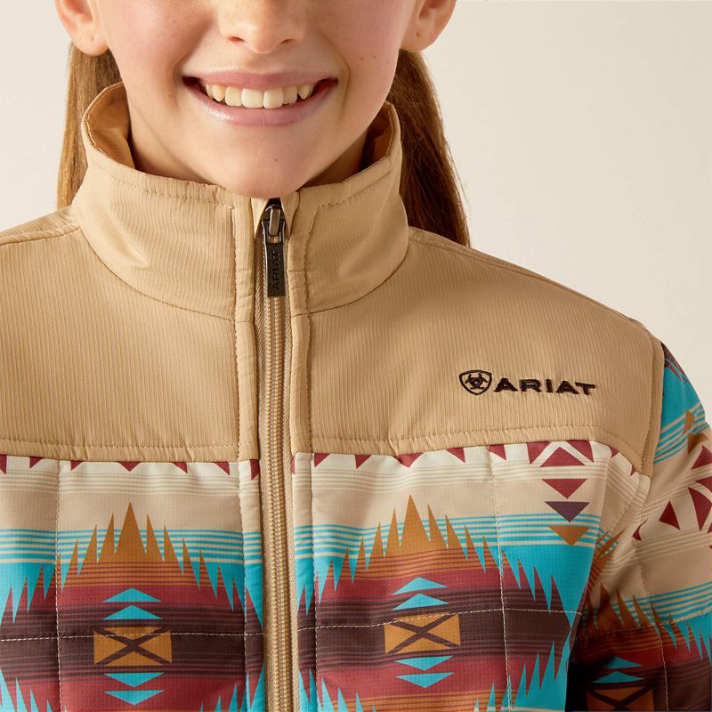 Ariat Crius Jacket Serrano Southwest Print Enfant | ESL-65417993