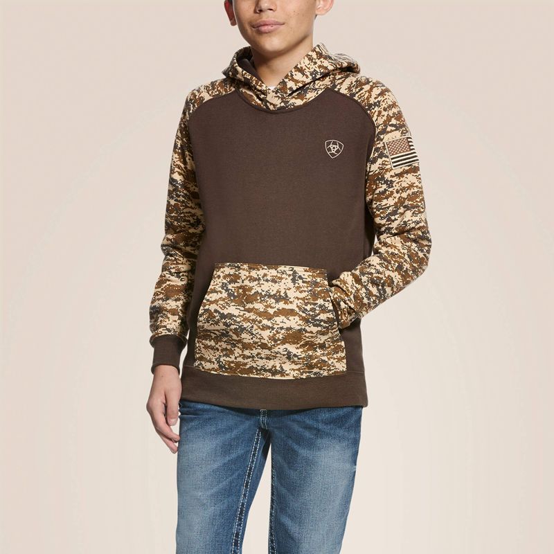 Ariat Patriot Hoodie Camouflage Enfant | NII-43547502