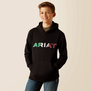 Ariat Mexico Hoodie Noir Enfant | WBY-62264612