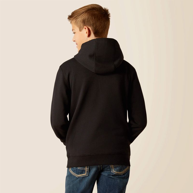 Ariat Mexico Hoodie Noir Enfant | WBY-62264612