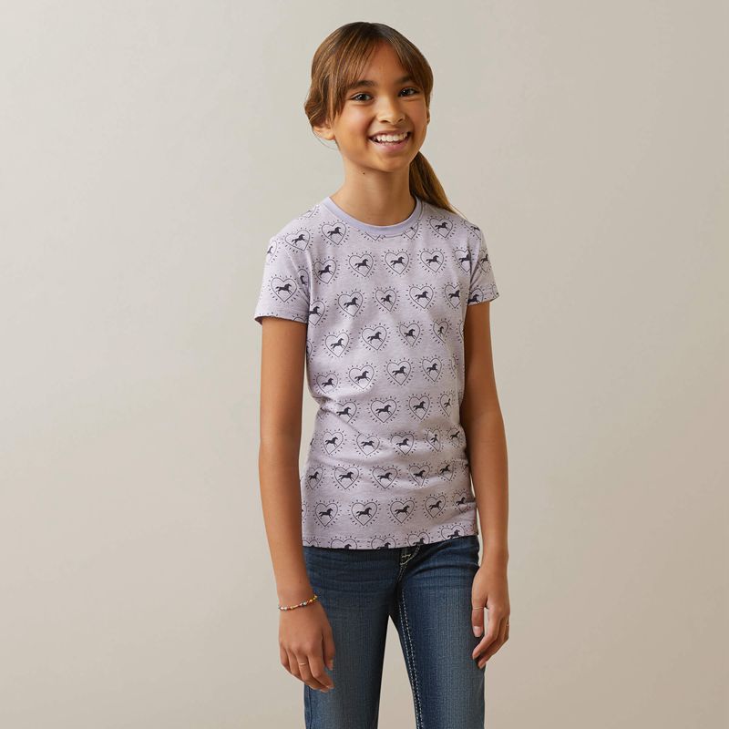 Ariat So Love T-Shirt Grise Enfant | IQR-15676140