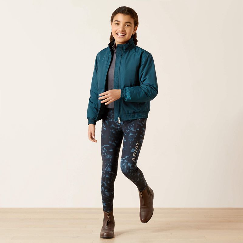 Ariat Stable Insulated Jacket Reflecting Pond Enfant | HKQ-25346073