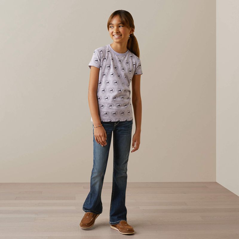 Ariat So Love T-Shirt Grise Enfant | IQR-15676140