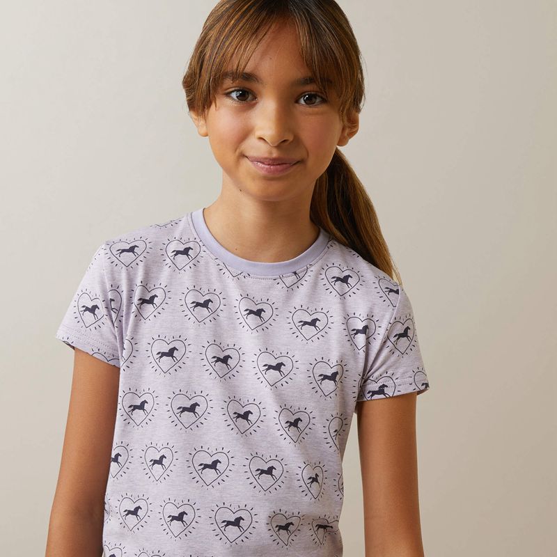 Ariat So Love T-Shirt Grise Enfant | IQR-15676140