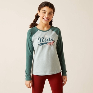 Ariat Let's Ride T-Shirt Arctic Enfant | CBR-34053355