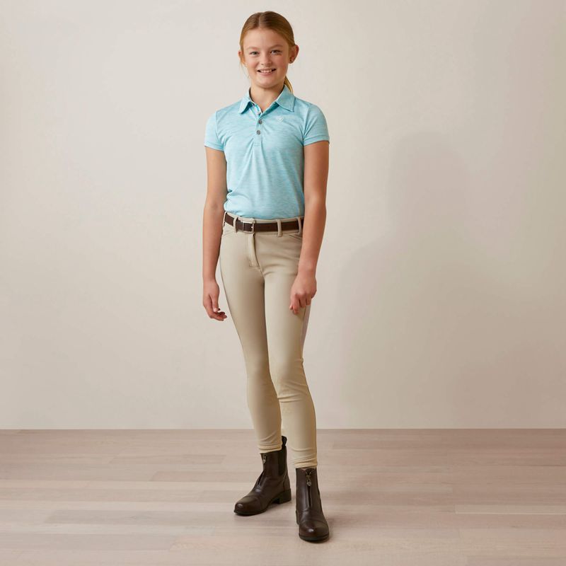 Ariat Laguna Polo Bleu Enfant | MFK-34710290