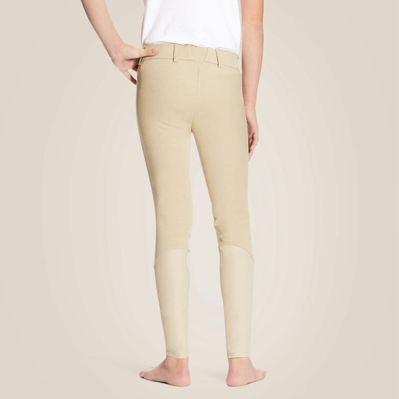 Ariat Heritage Knee Patch Breech Tan Enfant | OHP-80414121