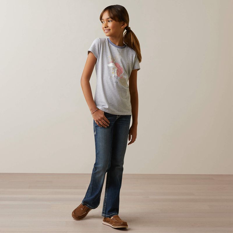 Ariat Imagine T-Shirt Grise Enfant | QKB-15327674