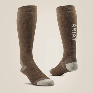 Ariat Country Performance Merino Socks Earth Femme | DGK-24955420