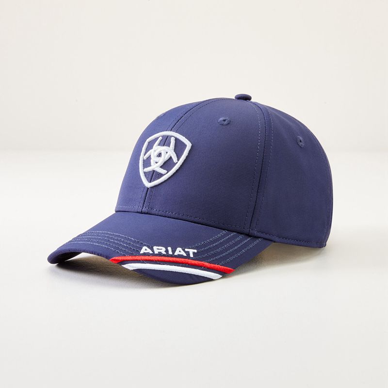 Ariat Shield Performance Cap Bleu Marine Femme | TKE-31865418