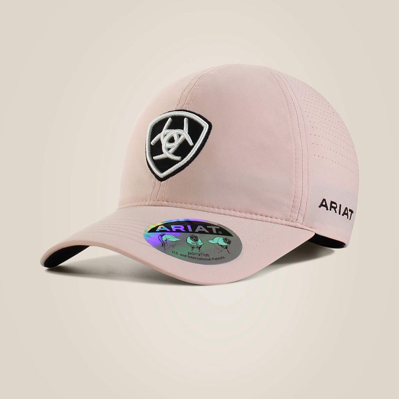 Ariat Shield Logo Cap Rose Femme | ALZ-37711707