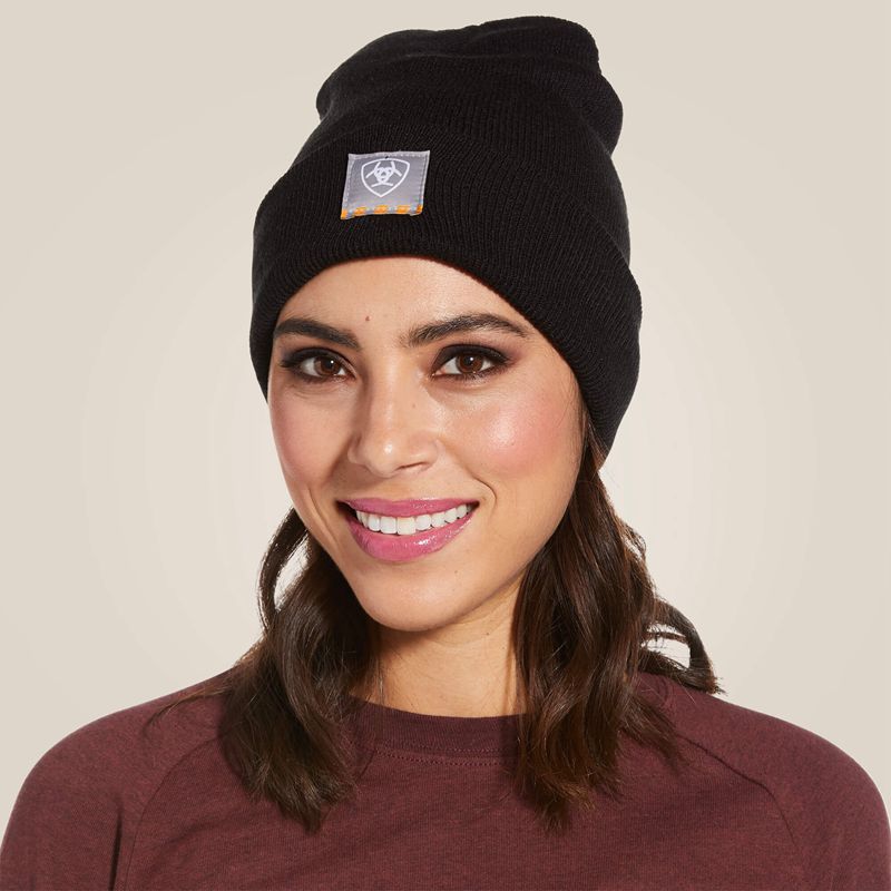 Ariat Rebar Watch Cap Noir Femme | PTH-53222001