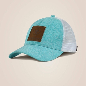 Ariat Logo Patch Cap Turquoise Femme | RIQ-97208577