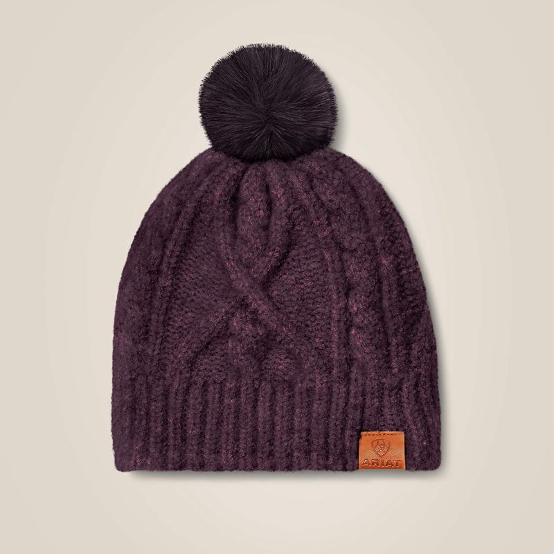 Ariat Entwine Beanie Raisin Heather Femme | USZ-33578764