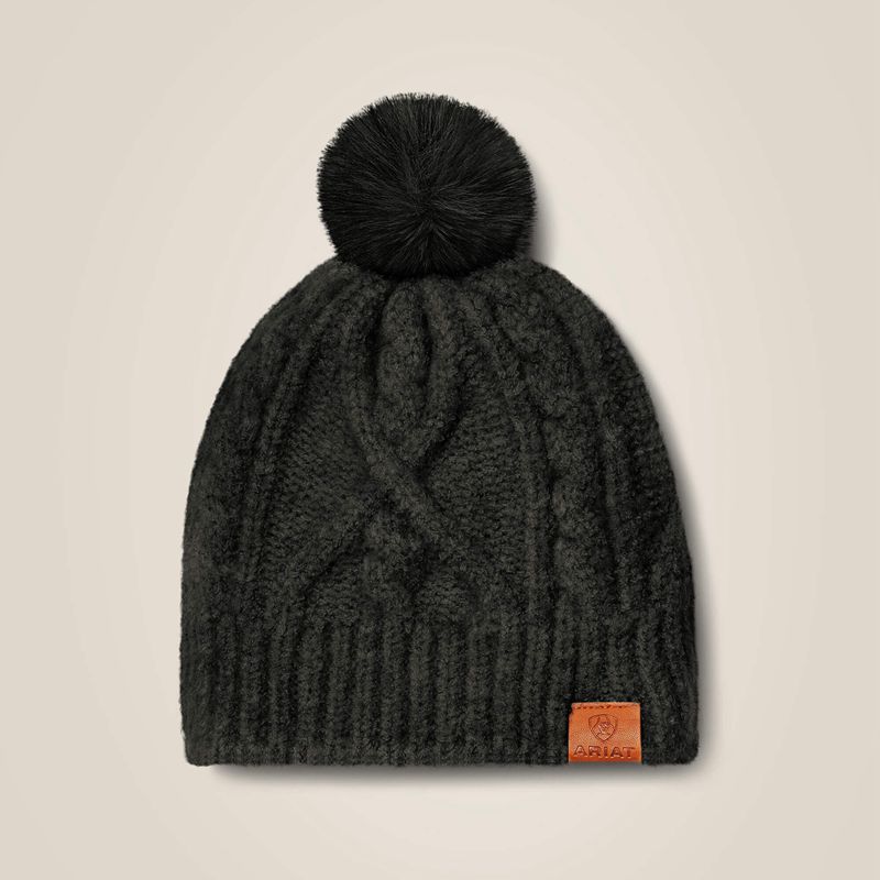 Ariat Entwine Beanie Noir Femme | STI-09946335