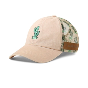 Ariat Embroidered Cactus Cap Rose Femme | NSG-16617106