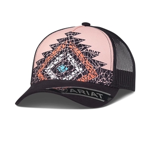 Ariat Diamond Print Cap Marron Femme | PLE-17852676