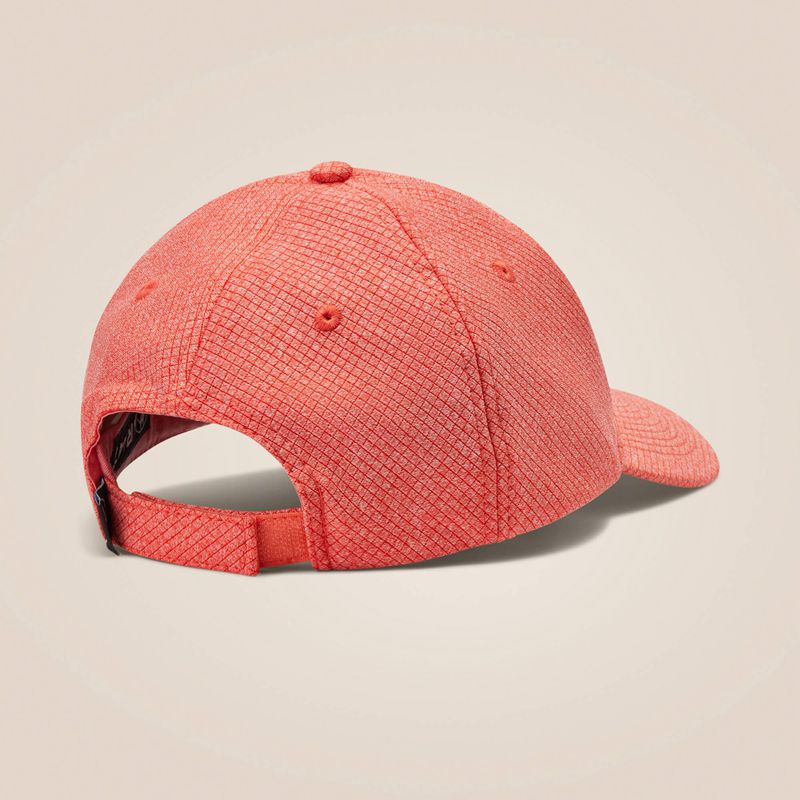 Ariat Center Shield Logo Cap Orange Femme | UTL-09471081