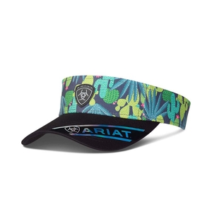 Ariat Cactus Print Visor Blanche Femme | APB-79169685