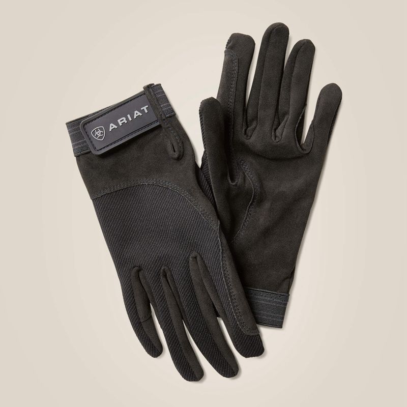 Ariat Tek Grip Glove Noir Femme | TCS-52923446