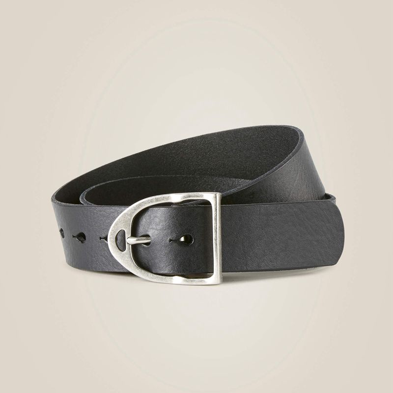 Ariat Stirrup Belt Noir Femme | XIM-91719337