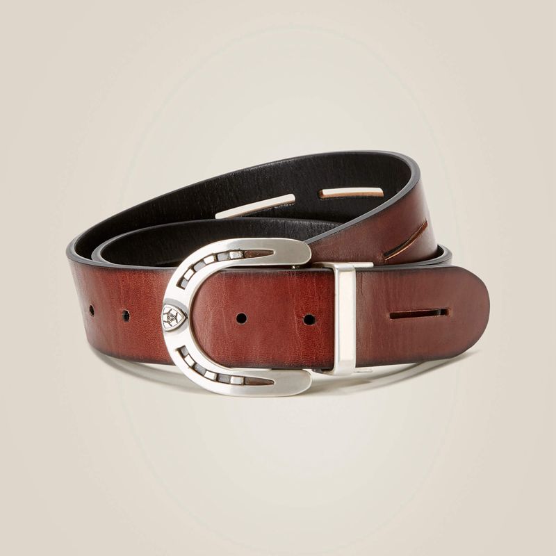 Ariat Regal Reversible Belt Marron Femme | HQC-11985105