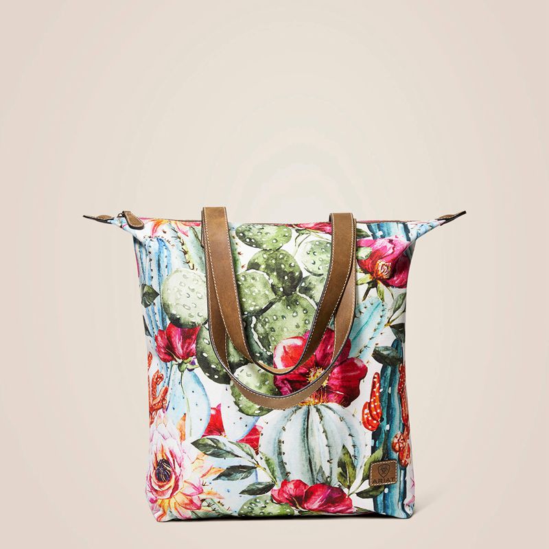 Ariat Tall Tote Cactus Floral Multi Femme | TWJ-11621574