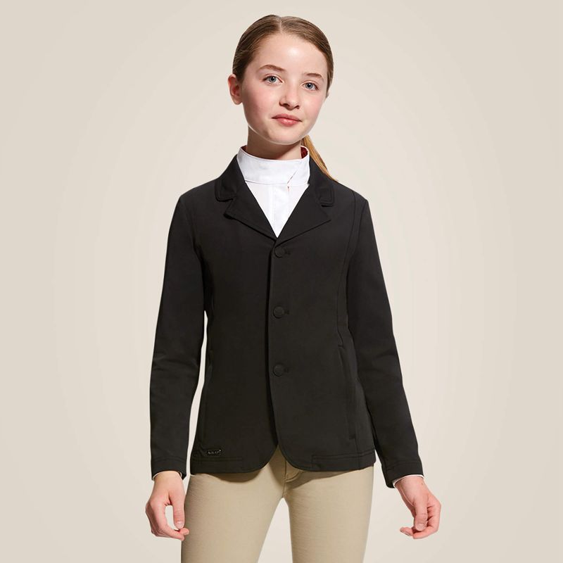 Ariat Artico Show Coat Noir Enfant | OGA-37535137