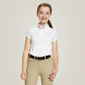 Ariat Aptos Vent Show Shirt Blanche Enfant | CQM-98174574