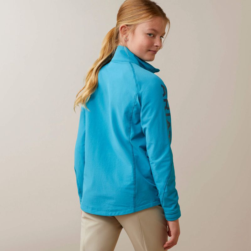 Ariat Agile Softshell Waterproof Jacket Bleu Enfant | SXS-52460498