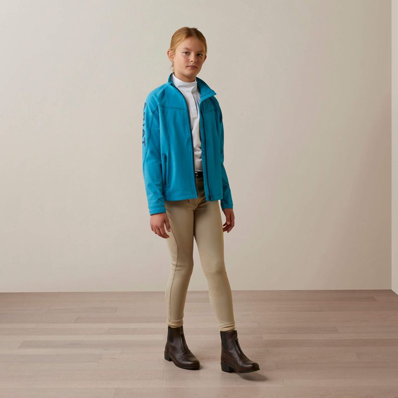 Ariat Agile Softshell Waterproof Jacket Bleu Enfant | SXS-52460498