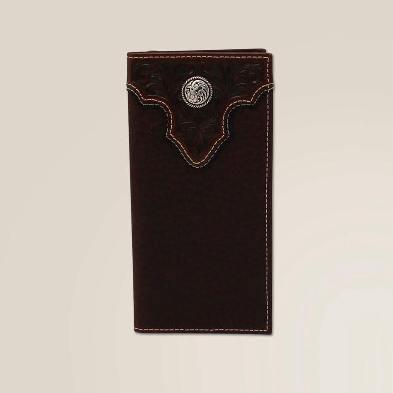 Ariat Filigree Top Rodeo Wallet Brn Marron Enfant | CCK-56553565