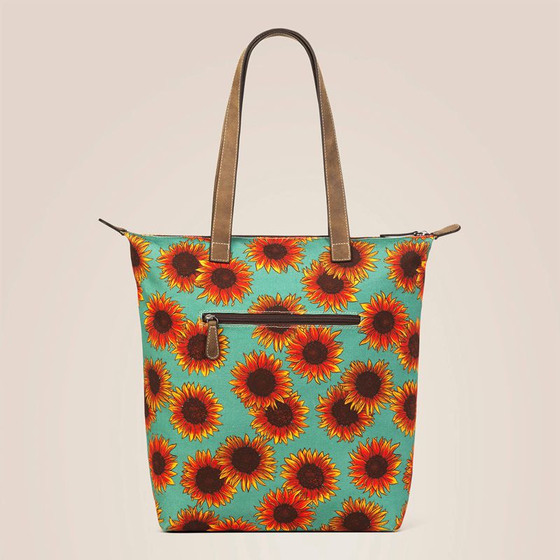 Ariat Cruiser Large Tote Bag Sunflower Multi Femme | JOK-14838099