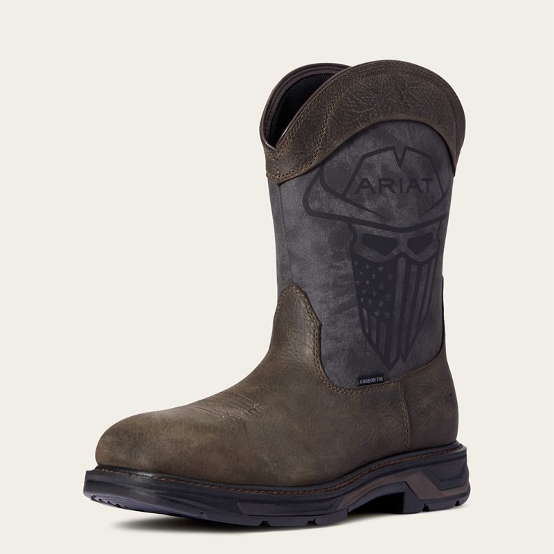 Ariat Workhog Xt Incognito Carbon Toe Work Boot Cafe Homme | EBH-62281901