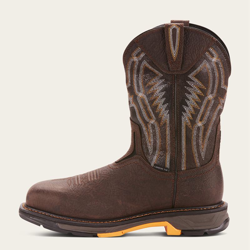 Ariat Workhog Xt Dare Carbon Toe Work Boot Marron Homme | GRO-30720755