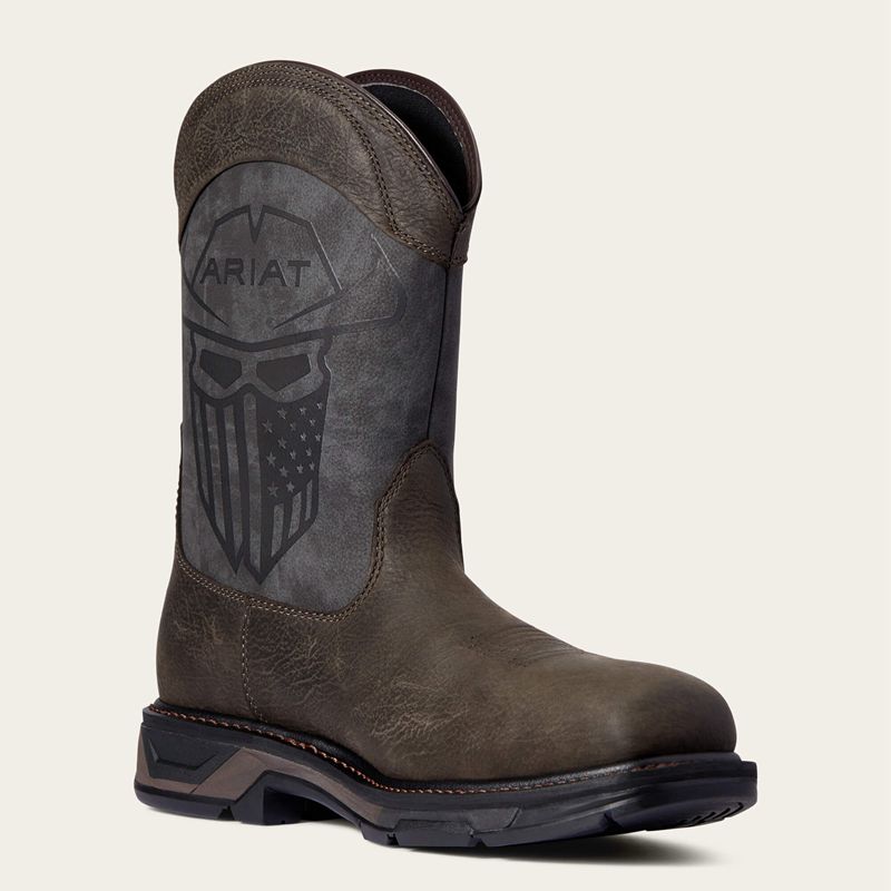 Ariat Workhog Xt Incognito Carbon Toe Work Boot Cafe Homme | EBH-62281901