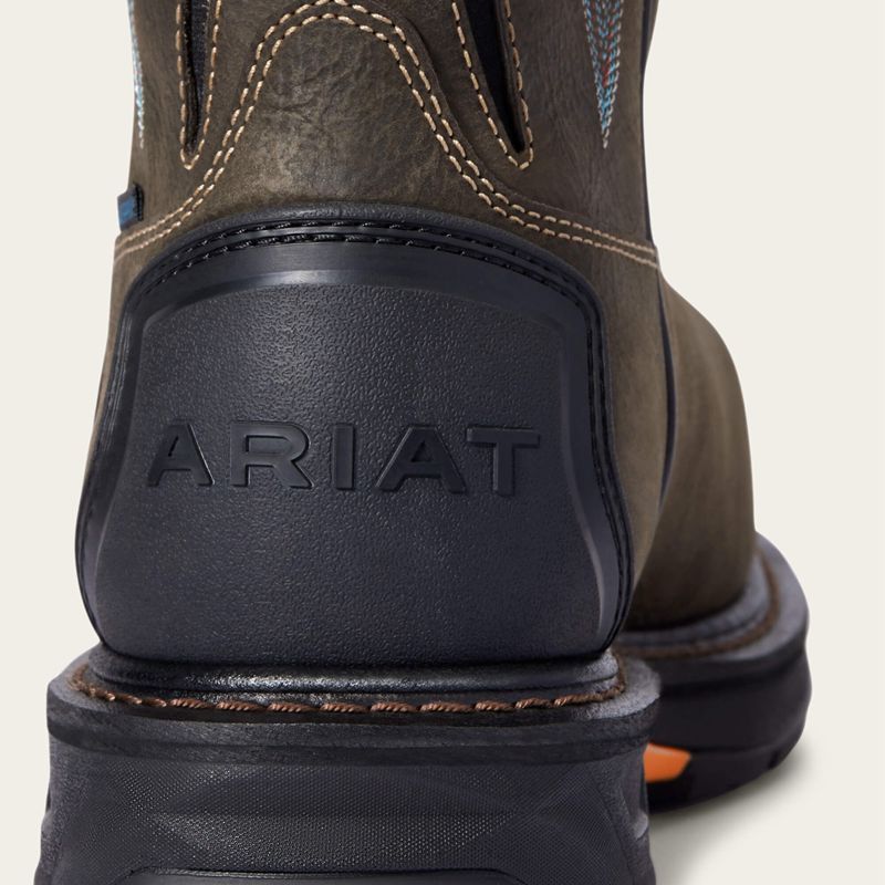 Ariat Workhog Xt Tumbleweed Waterproof Carbon Toe Work Boot Cafe Homme | CRX-75230613