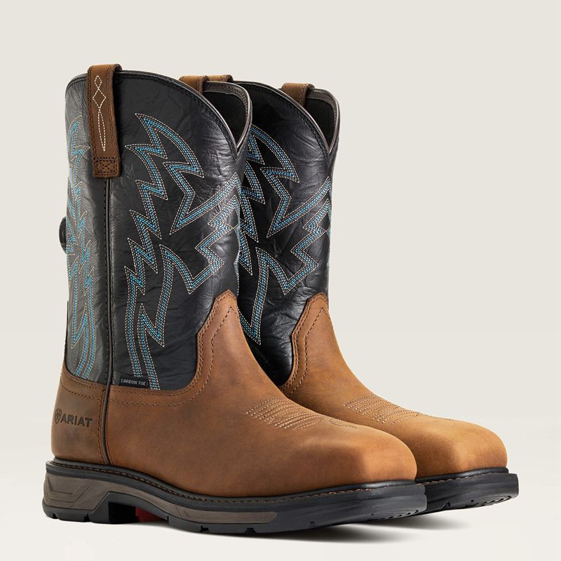 Ariat Workhog Xt Boa Carbon Toe Work Boot Noir Homme | IWF-56669171