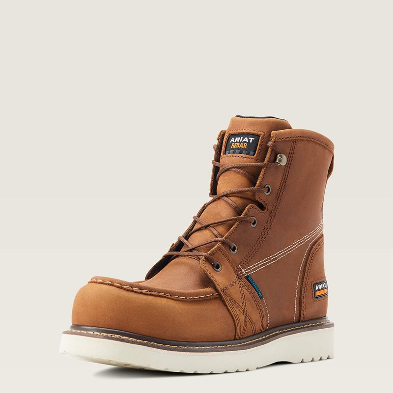 Ariat Rebar Wedge Moc Toe 6