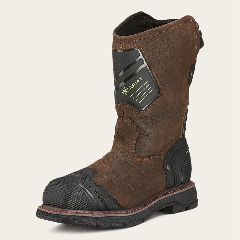 Ariat Catalyst Vx Work Wide Square Toe Waterproof Composite Toe Work Boot Marron Homme | EPV-89374309