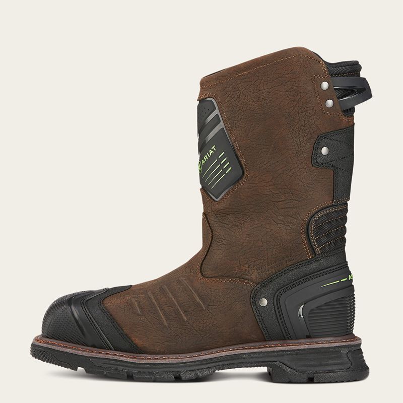 Ariat Catalyst Vx Work Wide Square Toe Waterproof Composite Toe Work Boot Marron Homme | EPV-89374309