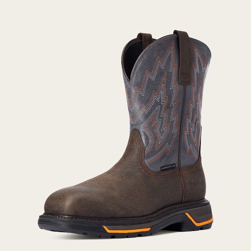 Ariat Big Rig Composite Toe Work Boot Cafe Homme | ALH-95362380