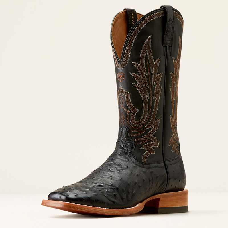 Ariat Showboat Cowboy Boot Noir Noir Homme | VOL-97061905