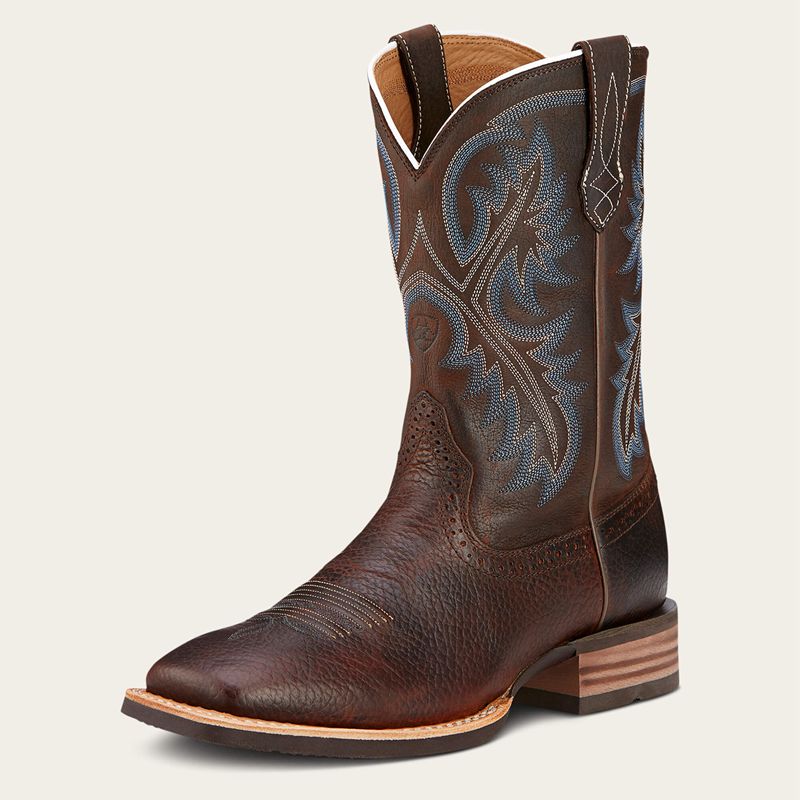 Ariat Quickdraw Western Boot Marron Homme | CCZ-12781796