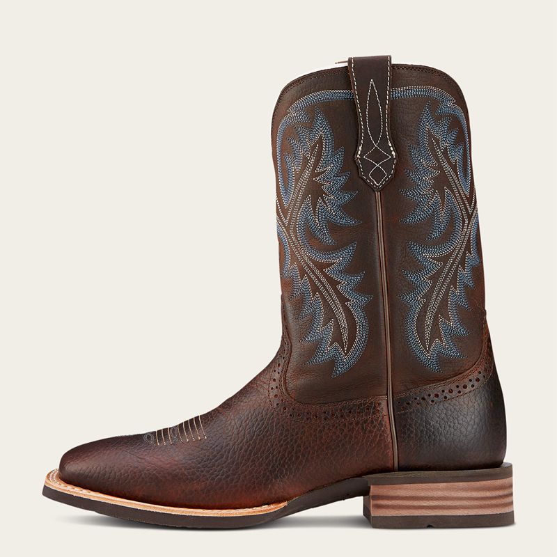 Ariat Quickdraw Western Boot Marron Homme | CCZ-12781796